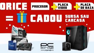 PC Garage lansează promoții de sărbători: carcasă sau sursă cadou la achiziții selectate!