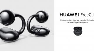 Încă un „design trăznit” de căşti de la Huawei: modelul FreeClip Buds are formă de litera "C"