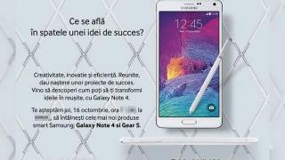 Samsung pregătește lansarea locală a lui Samsung Galaxy Note 4 pentru data de 16 octombrie