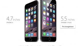Vodafone dă drumul pre-comenzilor pentru iPhone 6 și iPhone 6 Plus