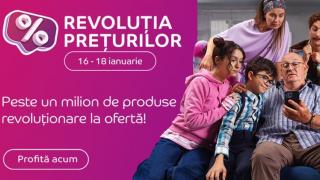 Revoluția Prețurilor a început pe eMAG cu 3 zile de reduceri la peste un milion de produse în perioada 16-18 ianuarie; Iată ce poți cumpăra!