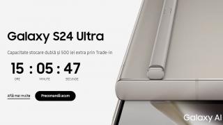 Sunt ultimele ore în care mai poți profita de upgrade și card cadou de 500 lei la precomanda lui Samsung Galaxy S24