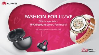De Valentine's Day magazinul HUAWEI Store ți-a pregătit oferte și pachete speciale, plus 15% reducere la majoritatea produselor