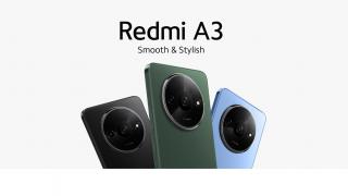 Cel mai ieftin telefon Xiaomi e aici! Redmi A3 vine cu display generos, baterie de 5000 mAh, design atractiv și costă sub 100 de euro