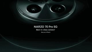 Realme Narzo 70 Pro 5G vine în martie; Camera de 50 MP cu OIS, smartphone accesibil