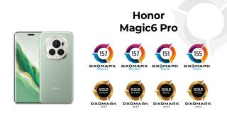 HONOR Magic6 Pro își marchează teritoriul; Recorduri stabilite la DxOMark în trei categorii importante