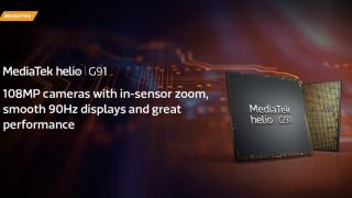 MediaTek Helio G91 e acum oficial! Cipset succesor pentru popularul G88, cu suport pentru o cameră de 108 MP și ecran de 90Hz