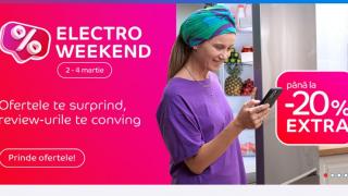 Prima ediție eMAG Electro Weekend de primăvară este aici, cu extra reduceri de până la 20% în perioada 2-4 martie
