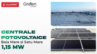 Allview Solar Energy anunță implementarea a două instalații fotovoltaice de 1.15 MWp pe clădirile unui renumit hypermarket din România