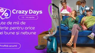 Start Crazy Days la eMAG! Ce oferte speciale ne-a pregătit retailerul în perioada 12-14 martie?