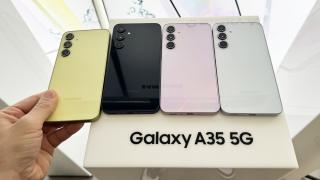 Samsung Galaxy A35 hands-on: sticlă în spate, cameră principală nouă şi chiar un pic de AI