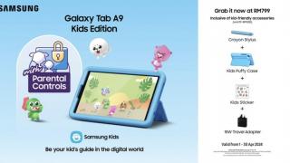 Samsung prezintă Galaxy Tab A9 Kids Edition: Tabletă cu accesorii extra la pachet, inclusiv încărcător