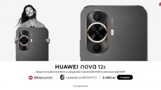HUAWEI nova 12s sosește oficial în România și se laudă cu o cameră selfie de 60 mpx; Cât costă și ce primești cadou la precomandă?
