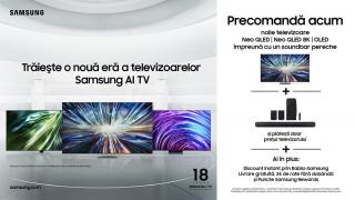 Noua gamă de televizoare Samsung AI pe 2024 a fost prezentată oficială și include modele Neo QLED 4K, 8K, cât și OLED-uri + soundbar-uri