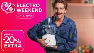 Electro Weekend la eMAG în perioada 27-29 aprilie: Până la 20% extra-discount la o mulțime de electronice și gadget-uri; Ce avem în ofertă?