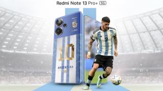 Redmi Note 13 Pro+ acum în ediție World Champions, cu design inspirat de naționala de fotbal a Argentinei