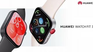 HUAWEI Watch Fit 3 a debutat! Are design elegant în stil Apple Watch, buton crown pentru control precis, autonomie de până la 10 zile