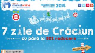 MarketOnline.ro oferă reduceri speciale de Crăciun timp de 7 zile; iată ce putem cumpăra