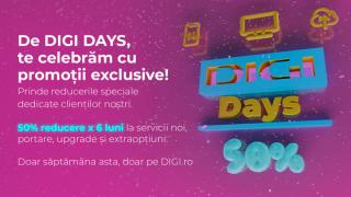 Digi Days aduce 50% reducere la abonamente şi alte bonusuri pentru clienţi fideli