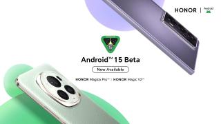 Android 15 Beta ajunge pe telefoanele Honor Magic6 Pro și Magic V2, în varianta pentru dezvoltatori