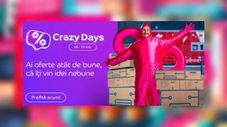 eMAG îți aduce super oferte Crazy Days doar între 28 și 30 mai: televizoare pentru finala Champions League, telefoane și gadget-uri de vară