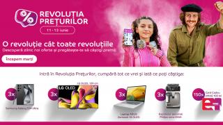 Reduceri de până la 40% cu ocazia campaniei "Revoluția Prețurilor" la eMAG și șansa de a câștiga un Samsung Galaxy S24 Ultra