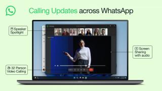WhatsApp îţi permite acum să partajezi ecranul în apel video, să ai apeluri video cu 32 de participanţi