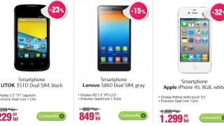 Clickshop aduce noi discount-uri pentru smartphone-urile din stoc; terminale dual-SIM cu prețuri ce pornesc de la 229 lei