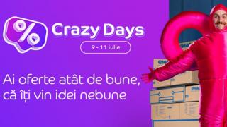 Reduceri Nebune pe eMAG! Iată ce oferte speciale avem în campania Crazy Days (9-11 iulie)