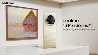realme 13 Pro are design inspirat de tablourile pictorului Claude Monet și vine în această lună (confirmare oficială)