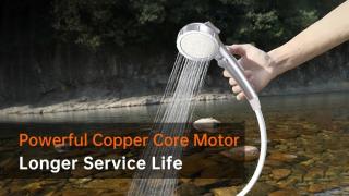 Te bucuri de duș și în camping, cu acest model electric și portabil acum la reducere în oferta TomTop