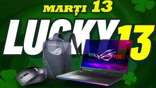 Toate laptopurile și desktopurile ASUS la reducere; Cod promoțional LUCKY13!