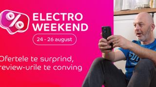 Un nou weekend cu extra reduceri pe eMAG! Iată ofertele din campania Electro Weekend (24-26 august)