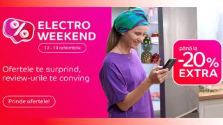 Extra reduceri de până la 20% în Electro Weekend la eMAG: Cele mai bune oferte le găsești aici!