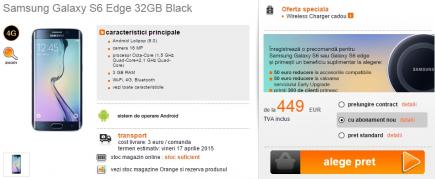 Orange dă startul pre-comenzilor pentru Galaxy S6 și S6 Edge; prețurile pornesc de la 3.142 lei