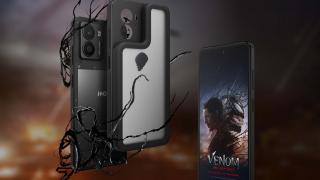 Ediția specială HMD Fusion x Venom vine cu o husă inedită prin care software-ul este acaparat de symbiotul Venom și transformă UI-ul