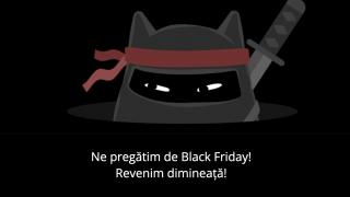 Pregătirile de Black Friday sunt în toi pe eMAG, unde pisica neagră își ascute ghearele în noapte pentru vânătoarea reducerilor!