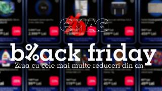 eMAG dezvăluie noi oferte din campania Black Friday 2024: Televizor Samsung OLED la 3999 lei, geacă cu 71% discount, friteuză Ninja