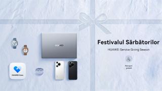 De sărbători HUAWEI oferă cadou manoperă gratuită la reparații, în perioada 15 noiembrie - 31 decembrie