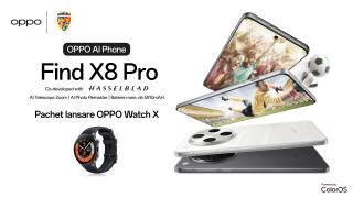 OPPO Find X8 Pro debutează oficial în România, cu AI, ColorOS 15 și camere avansate Hasselblad ce implică un periscop dual