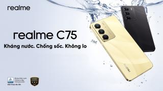 realme C75 anunțat oficial! Are corp rezistent la șocuri, procesor MediaTek Helio G92 Max, baterie de 6000 mAh