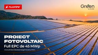 Ţandărei primeşte 64.000 de panouri fotovoltaice montate de Allview