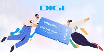 De sărbători ai 50% reducere la orice serviciu nou DIGI în primele 4 luni: Internet Fiberlink 1000 la doar 20 de lei pe lună