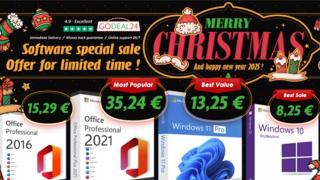 Moș Crăciun vine la GoDeal24 cu cele mai bune oferte pentru licențe Windows și Office