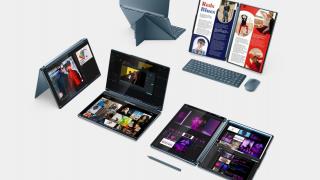 CES 2025: Lenovo Yoga Slim 9i prezentat alături de modelele Yoga Book 9i și Yoga 9i 2-in-1 Aura Edition; Primul laptop cu o cameră ascunsă sub display, variantă cu ecran dublu