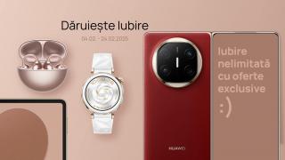 Sărbătorește Valentine's Day cu noul tău companion smart de pe HUAWEI Store; Ai surprize și 50% reducere la al doilea produs audio identic