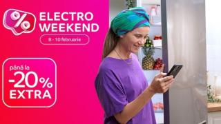 Start Electro Weekend la eMAG! Reduceri la smartphone-uri, gadget-uri, electrocasnice mari și mici în perioada 8-10 februarie 2025