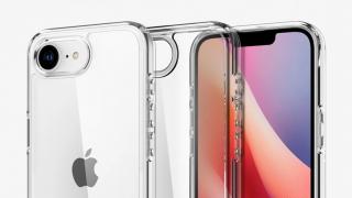 iPhone 16E (SE 4) apare în randări de huse Spigen, cu design de iPhone 14, port USB-C pentru încărcare