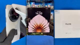 OPPO Find N5 a primit deja un unboxing; Ce aflăm despre pliabilul ultrasubțire?