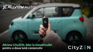 Allview CityZEN, pe primul loc în clasa sa la înmatriculări; Noutăți pentru 2025